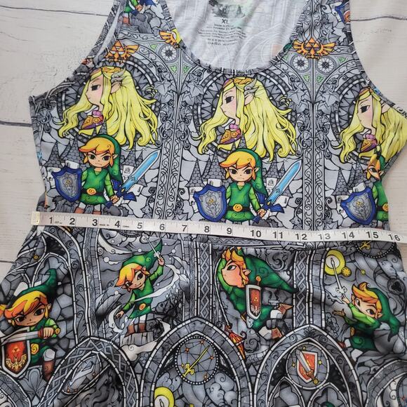 Legend of Zelda Windwaker Size M Print Skater Dress Comic Con Cosplay Gamer - Picture 9 of 10